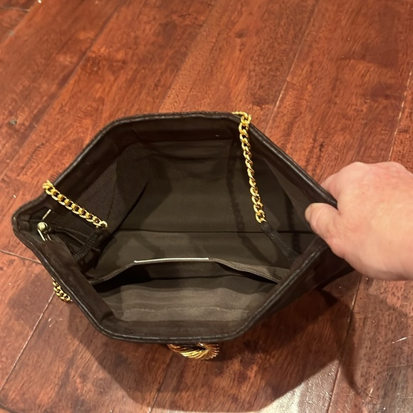 Vintage Morris Moskowitz brown and gold suede purse - Picture 6 of 7